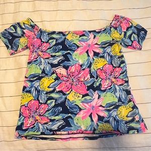 Lilly Pulitzer off the shoulder top